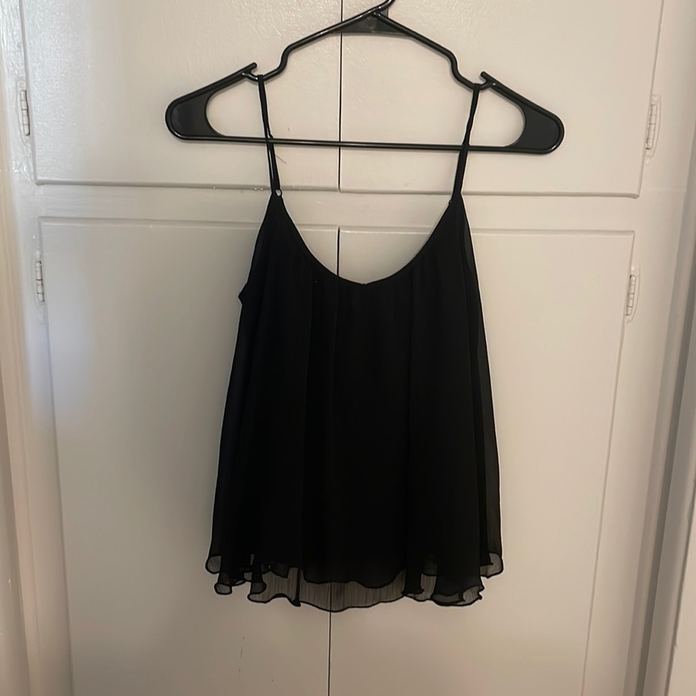 Express lined going out black cami